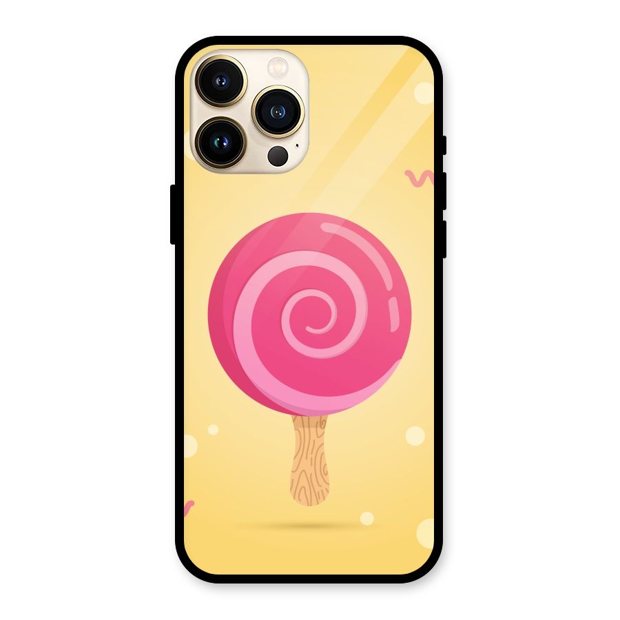 Swirl Ice Cream Glass Back Case for iPhone 13 Pro Max