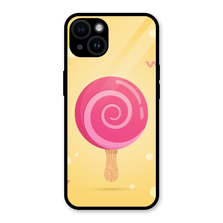 Swirl Ice Cream Glass Back Case for iPhone 14