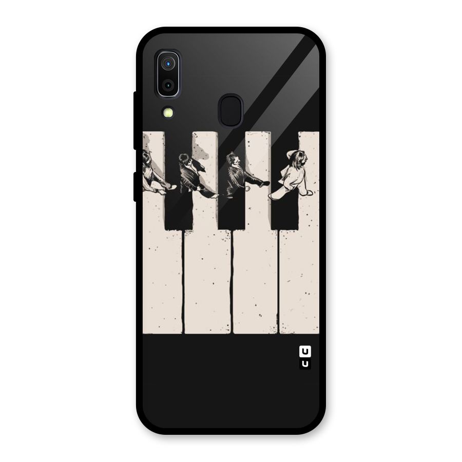 Talk A Walk Glass Back Case for Galaxy A30