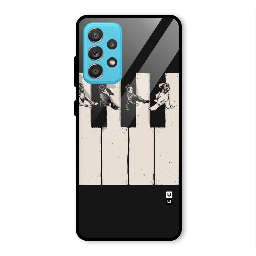 Talk A Walk Glass Back Case for Galaxy A52