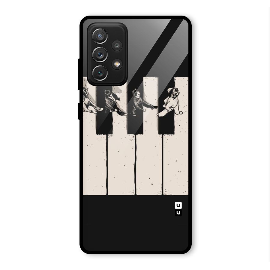 Talk A Walk Glass Back Case for Galaxy A72