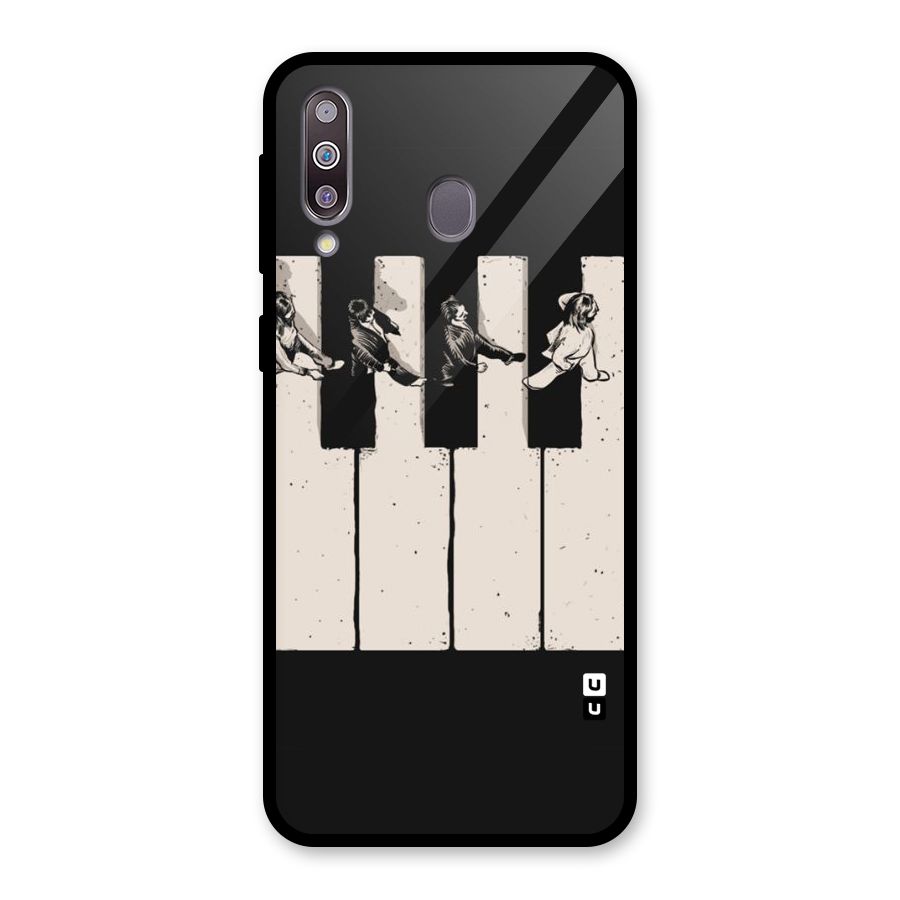 Talk A Walk Glass Back Case for Galaxy M30