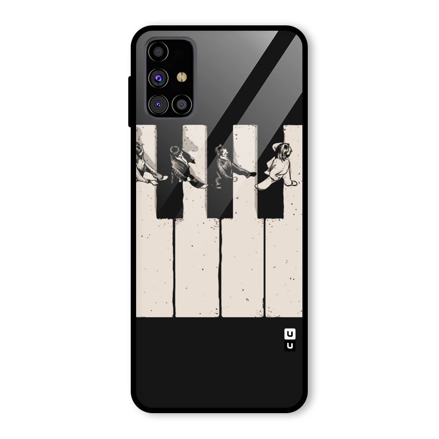 Talk A Walk Glass Back Case for Galaxy M31s