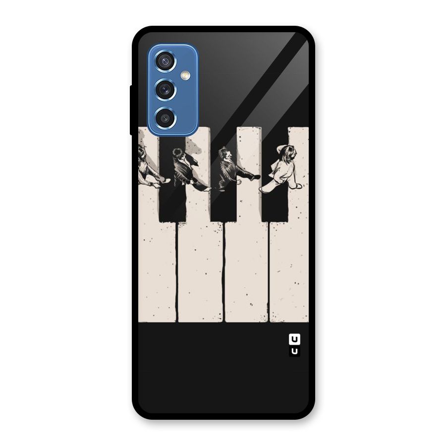 Talk A Walk Glass Back Case for Galaxy M52 5G