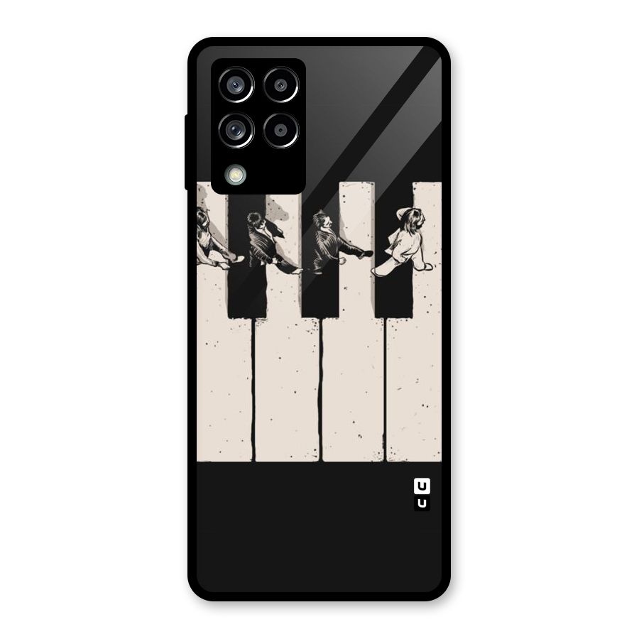 Talk A Walk Glass Back Case for Galaxy M53 5G