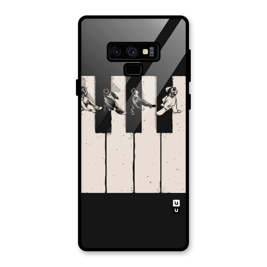 Talk A Walk Glass Back Case for Galaxy Note 9