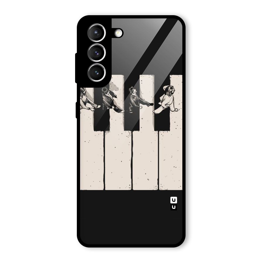 Talk A Walk Glass Back Case for Galaxy S21 5G