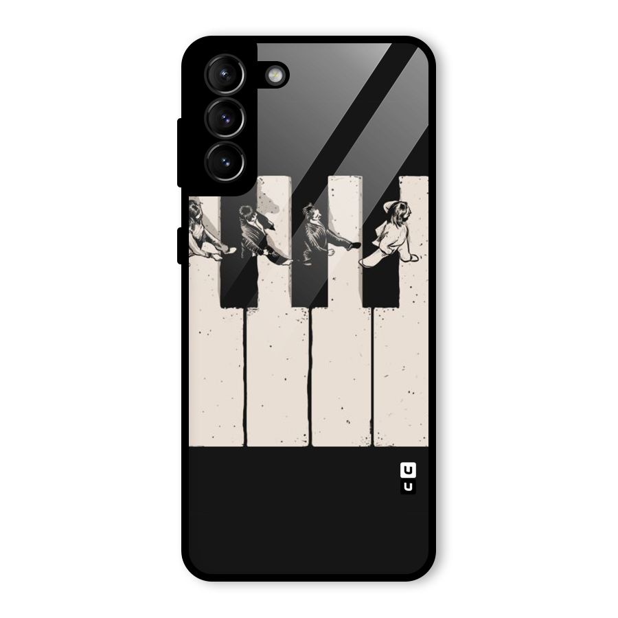 Talk A Walk Glass Back Case for Galaxy S21 Plus