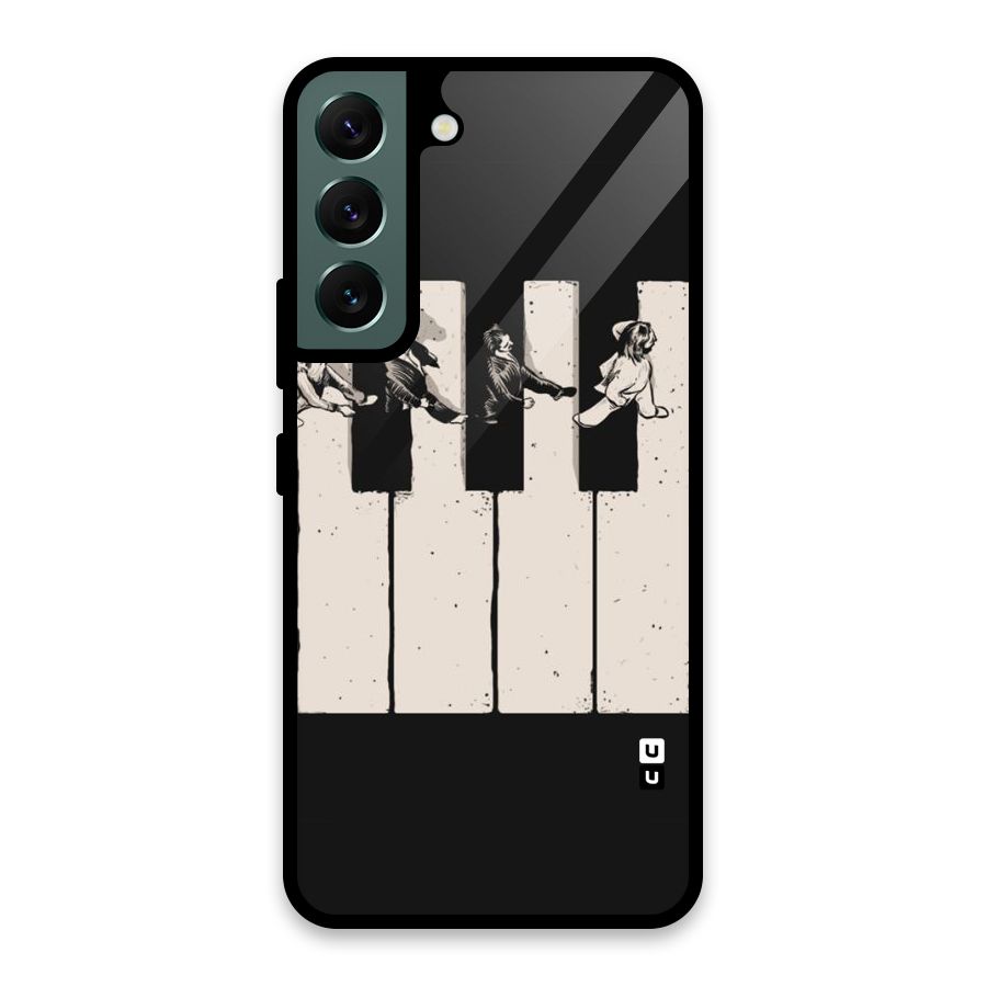 Talk A Walk Glass Back Case for Galaxy S22 5G