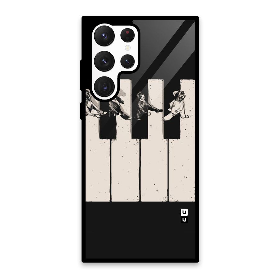Talk A Walk Glass Back Case for Galaxy S22 Ultra 5G
