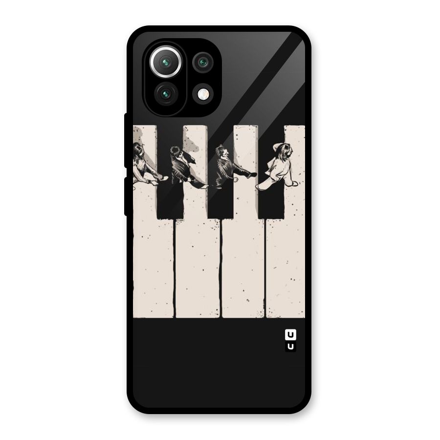 Talk A Walk Glass Back Case for Mi 11 Lite