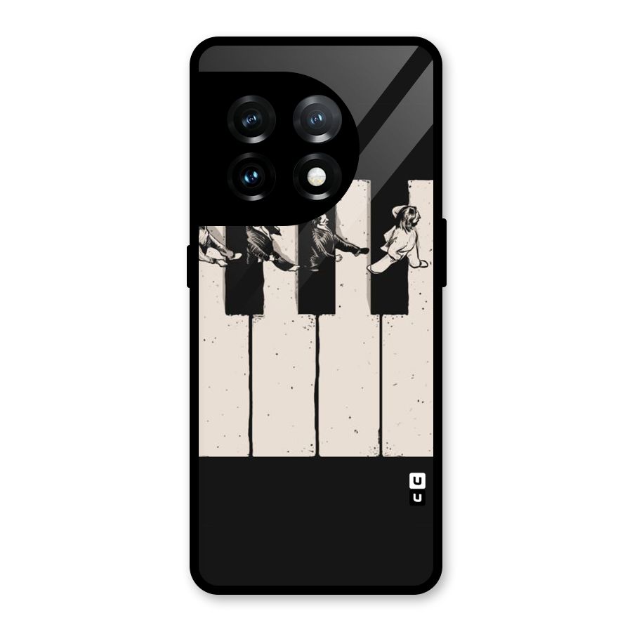 Talk A Walk Glass Back Case for OnePlus 11