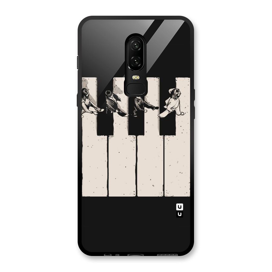 Talk A Walk Glass Back Case for OnePlus 6
