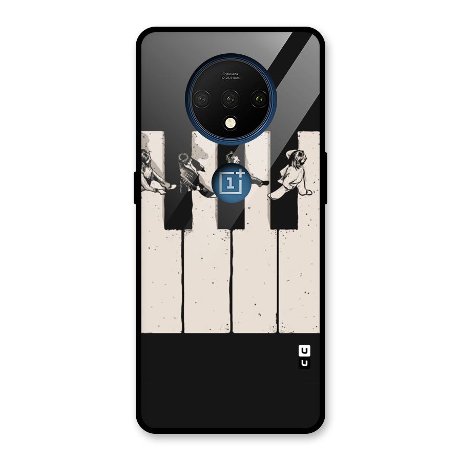 Talk A Walk Glass Back Case for OnePlus 7T