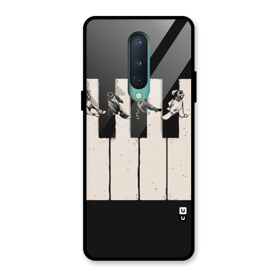 Talk A Walk Glass Back Case for OnePlus 8