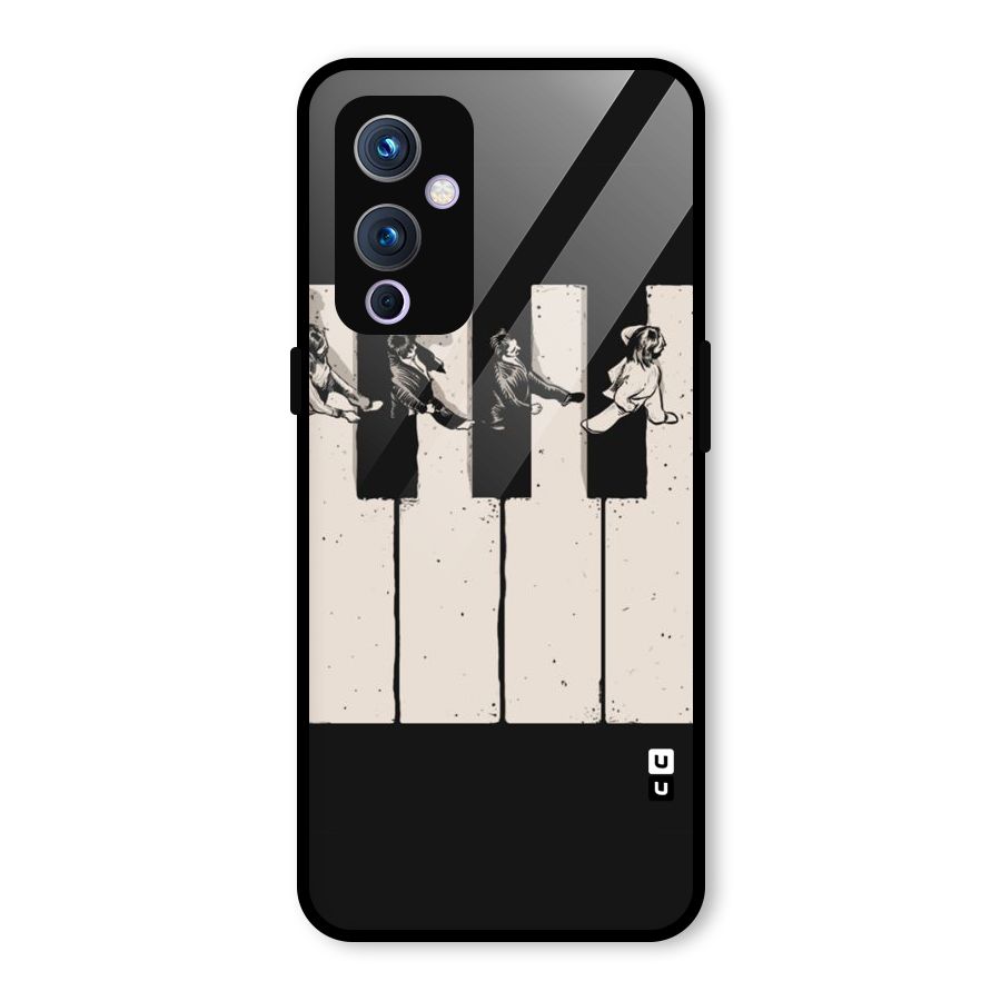 Talk A Walk Glass Back Case for OnePlus 9