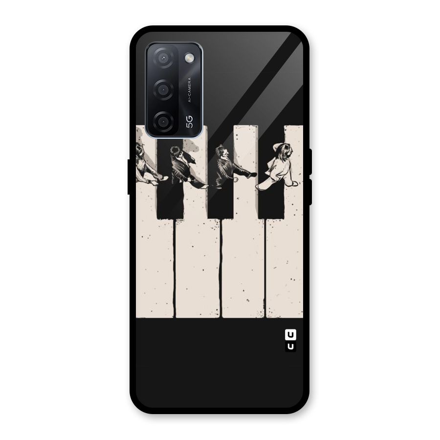 Talk A Walk Glass Back Case for Oppo A53s 5G