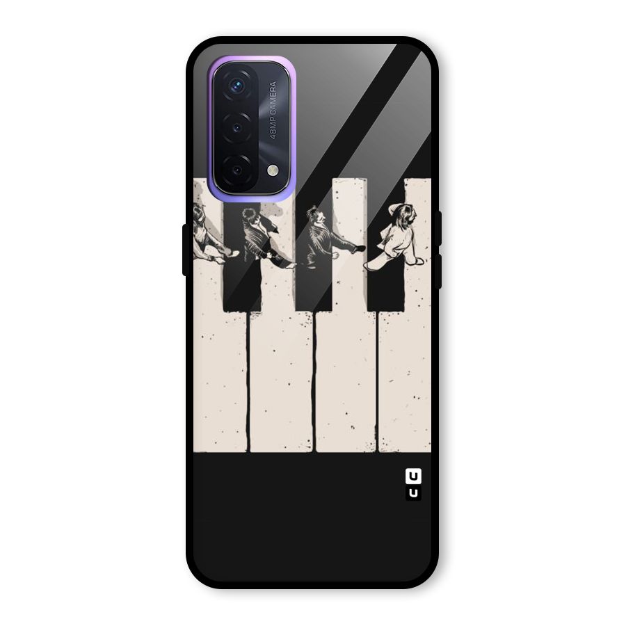 Talk A Walk Glass Back Case for Oppo A74 5G