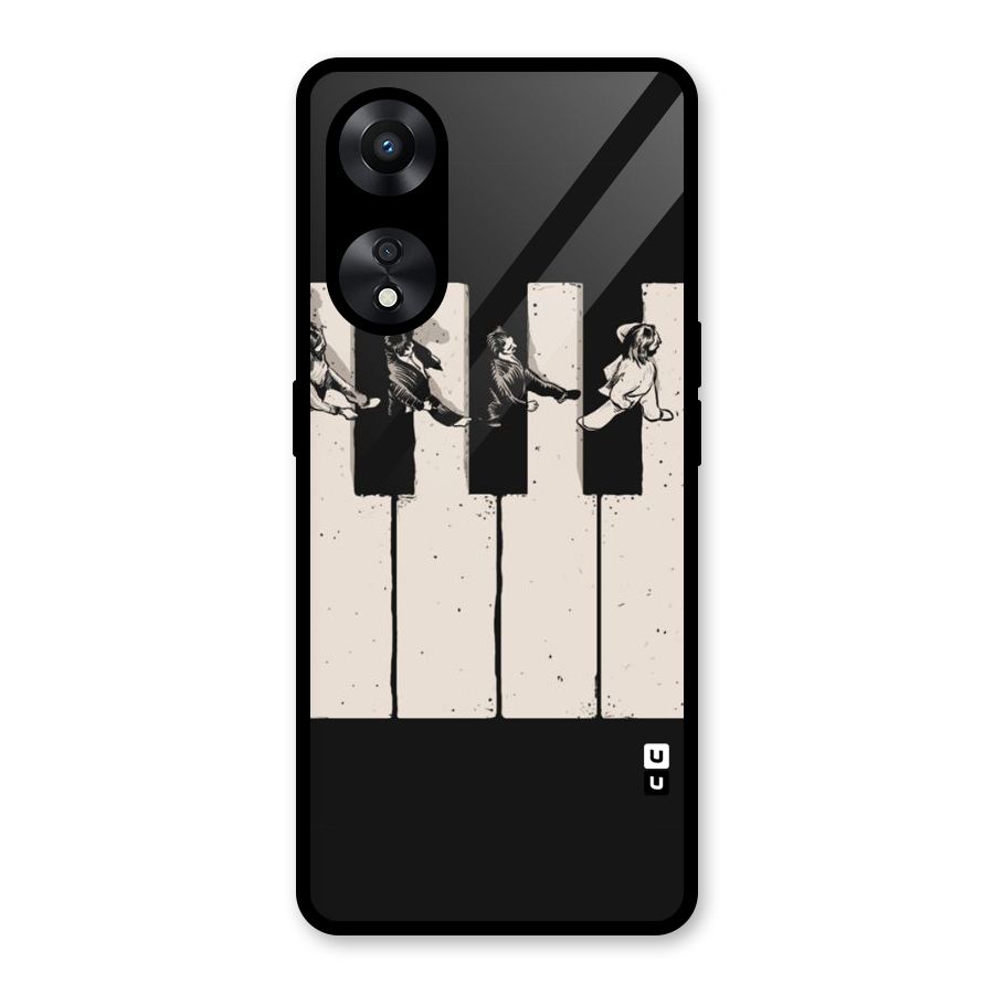 Talk A Walk Glass Back Case for Oppo A78
