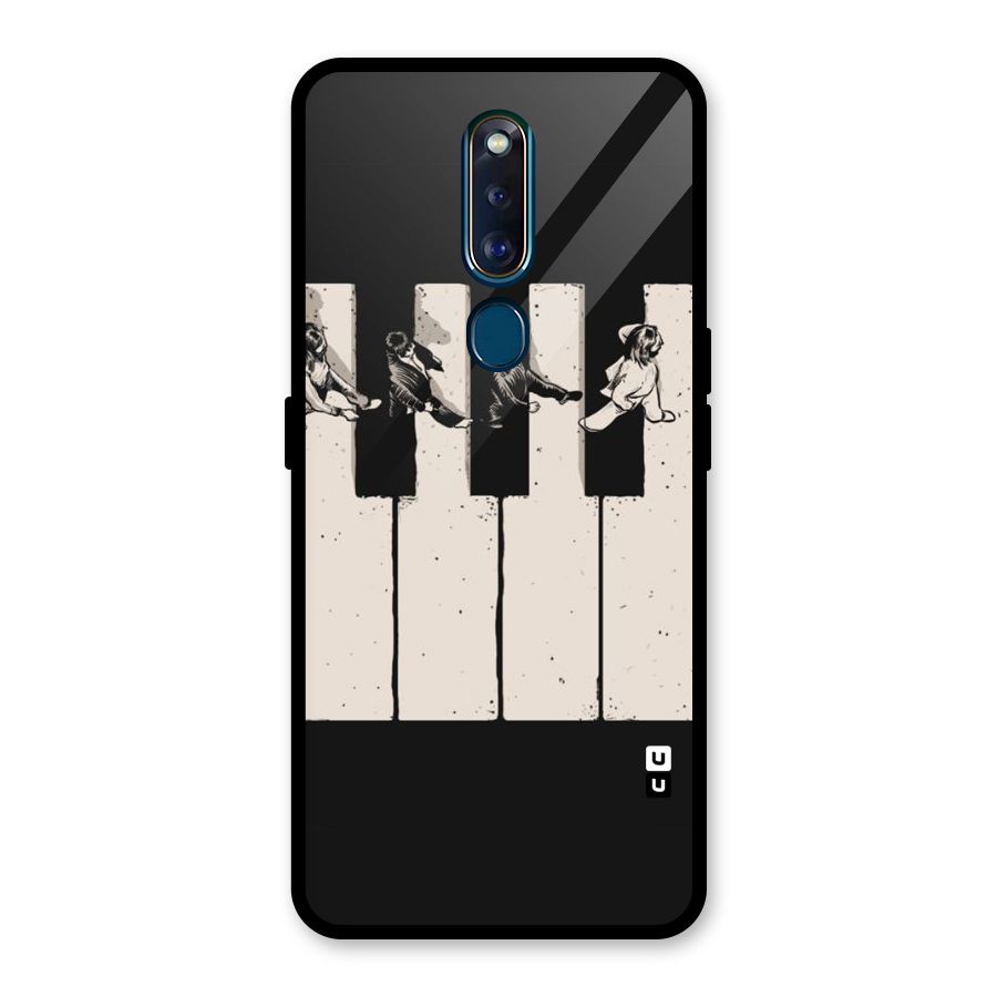Talk A Walk Glass Back Case for Oppo F11 Pro