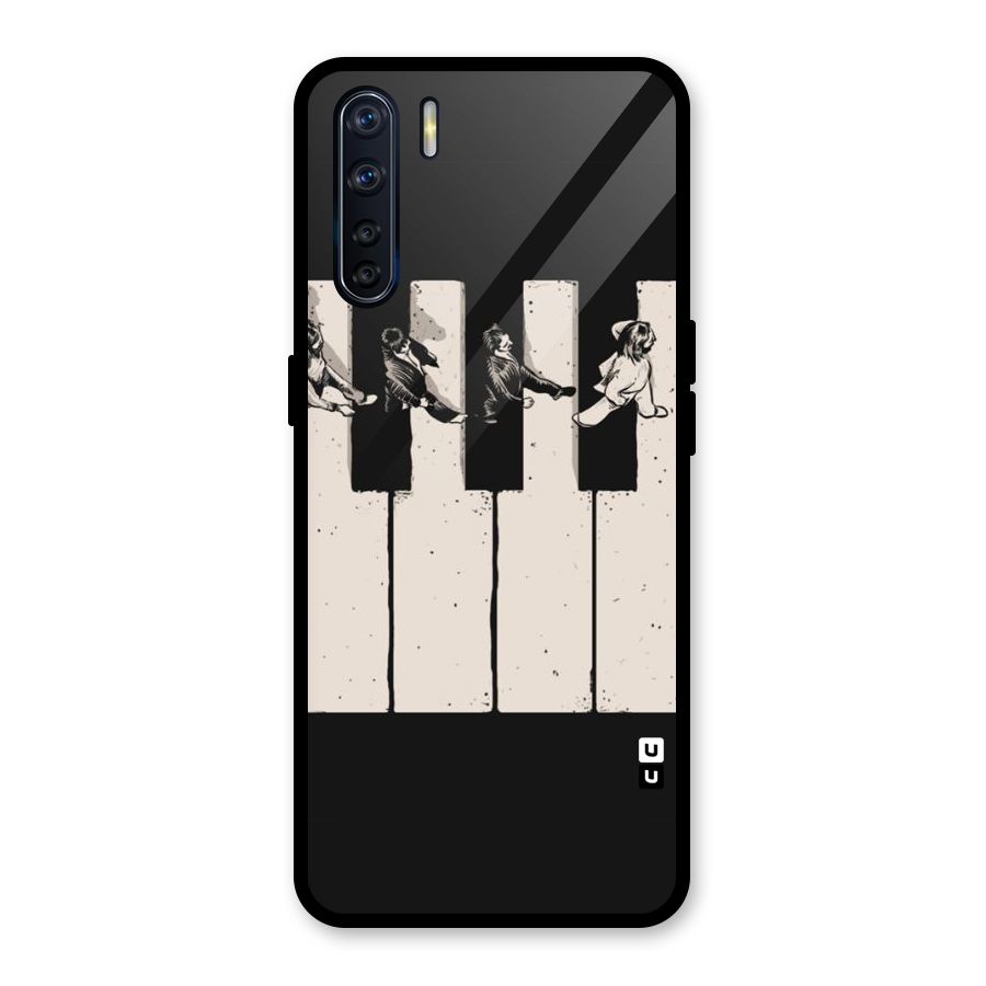 Talk A Walk Glass Back Case for Oppo F15