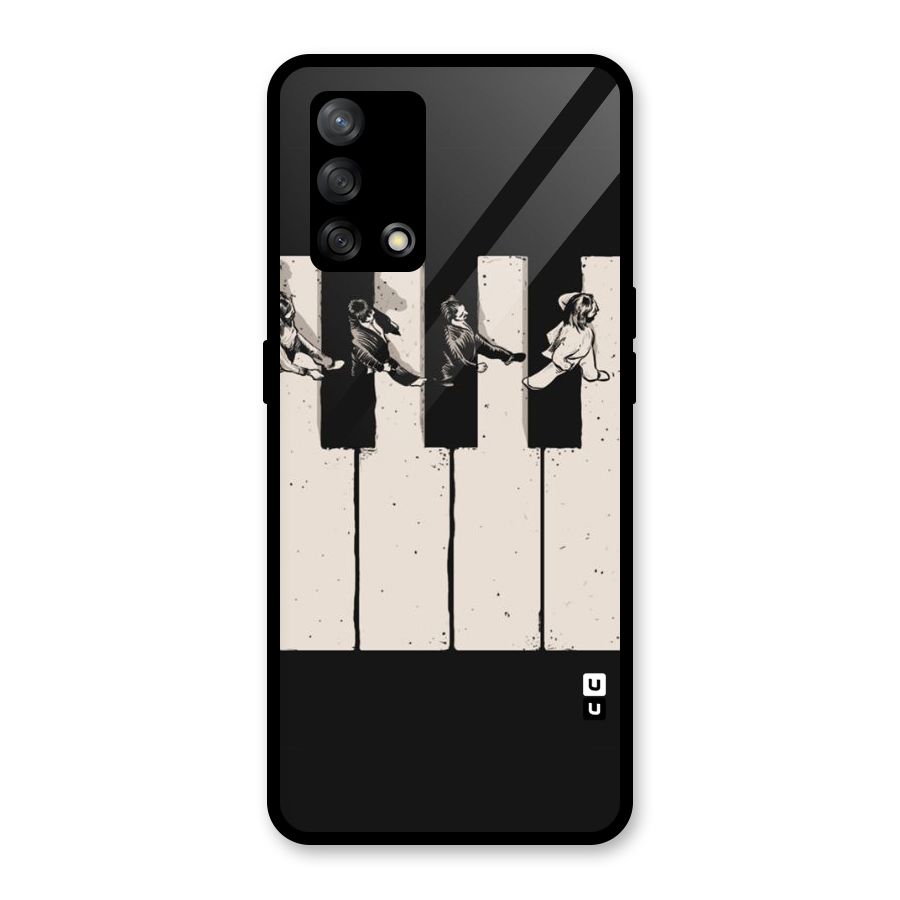 Talk A Walk Glass Back Case for Oppo F19