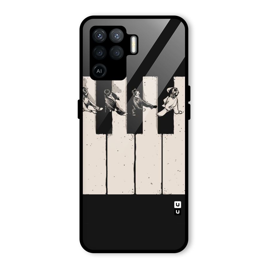 Talk A Walk Glass Back Case for Oppo F19 Pro