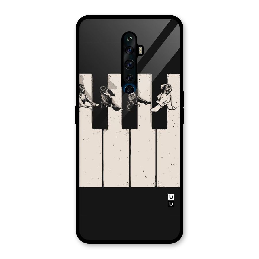 Talk A Walk Glass Back Case for Oppo Reno2 F