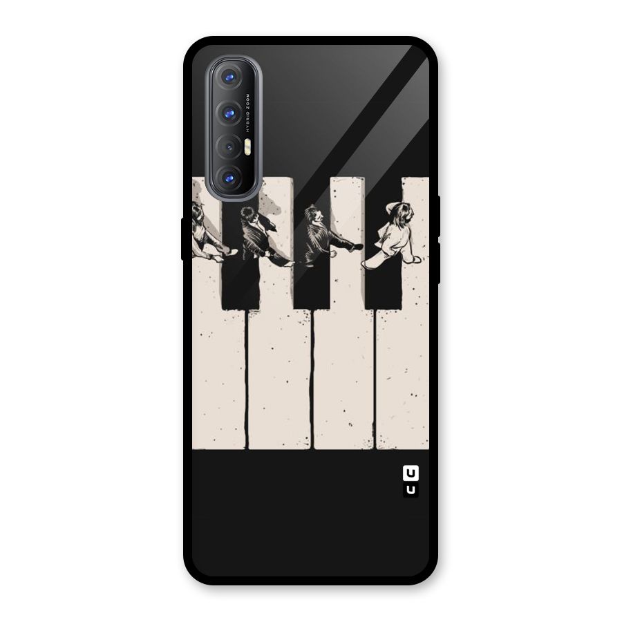 Talk A Walk Glass Back Case for Oppo Reno3 Pro