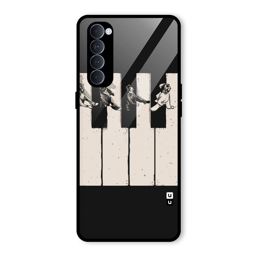 Talk A Walk Glass Back Case for Oppo Reno4 Pro