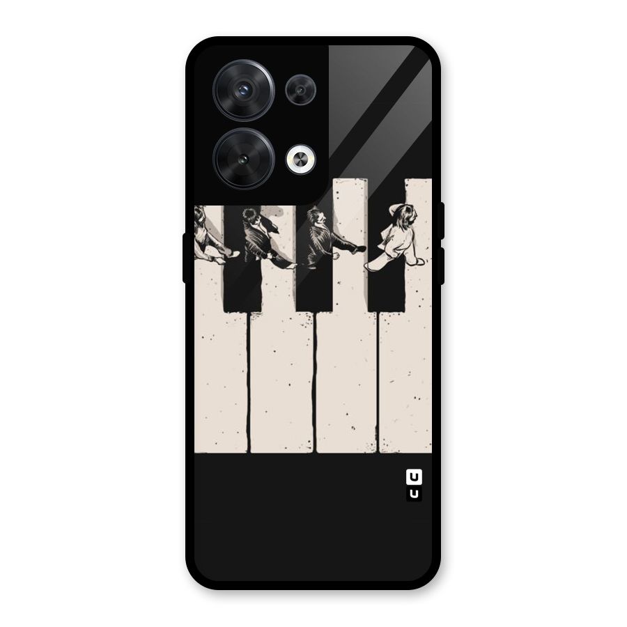Talk A Walk Glass Back Case for Oppo Reno8 5G