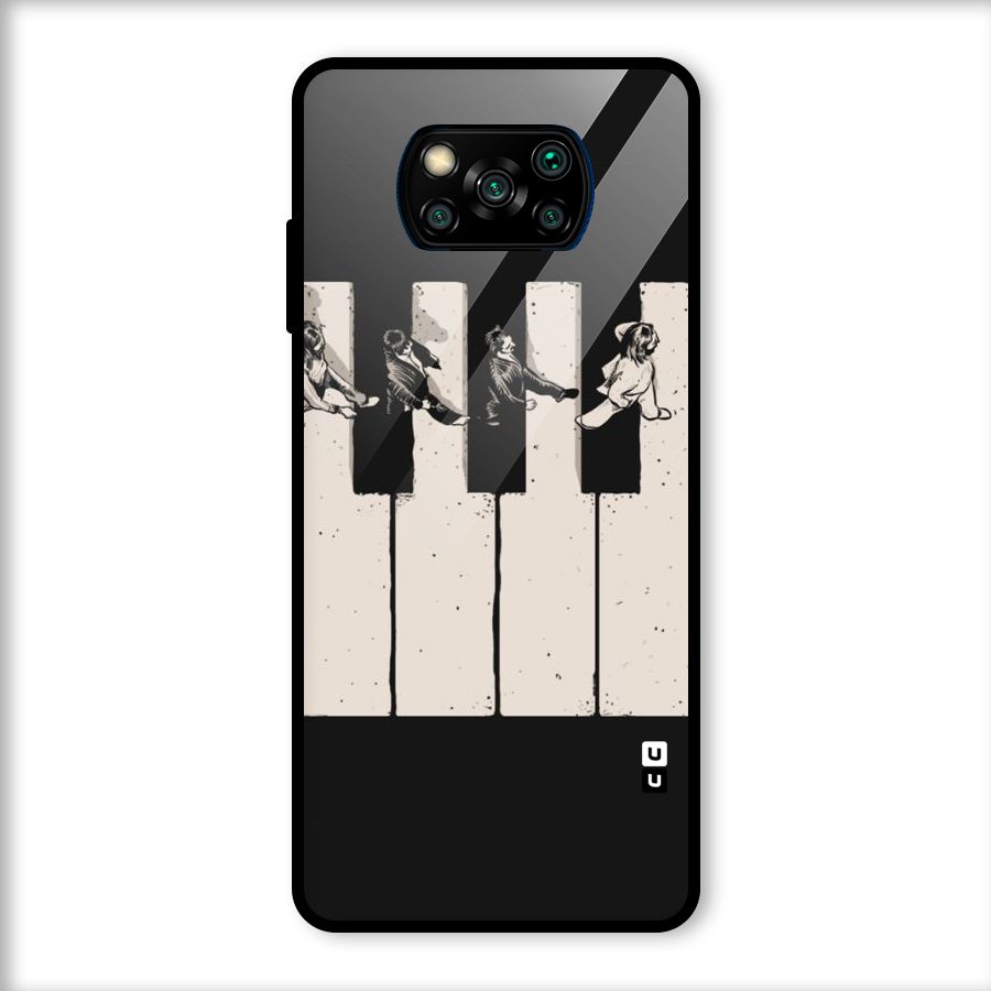 Talk A Walk Glass Back Case for Poco X3