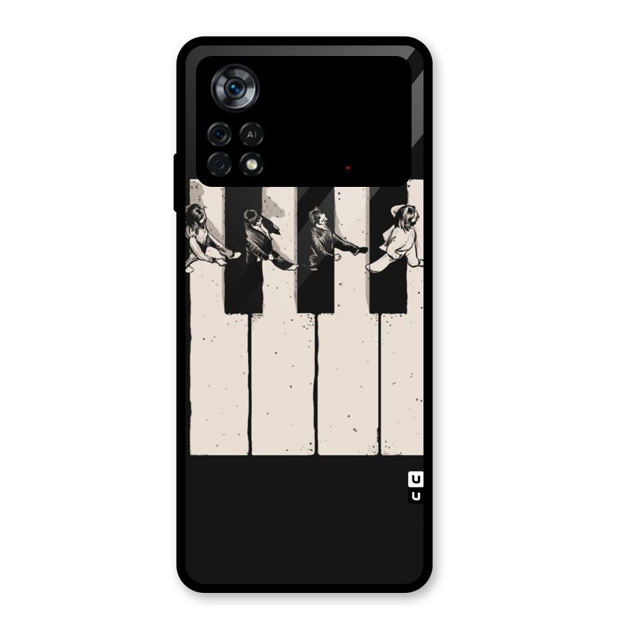 Talk A Walk Glass Back Case for Poco X4 Pro 5G