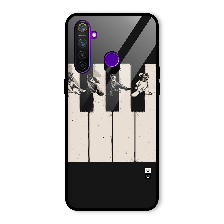 Talk A Walk Glass Back Case for Realme 5 Pro