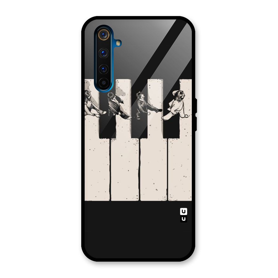 Talk A Walk Glass Back Case for Realme 6 Pro