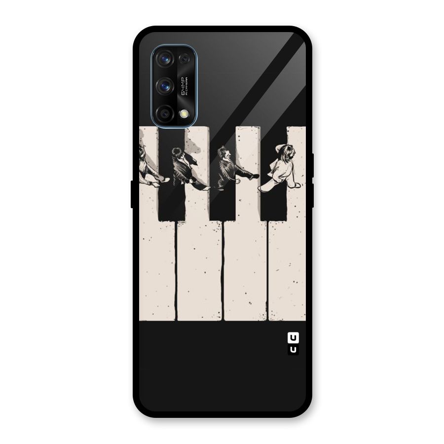 Talk A Walk Glass Back Case for Realme 7 Pro