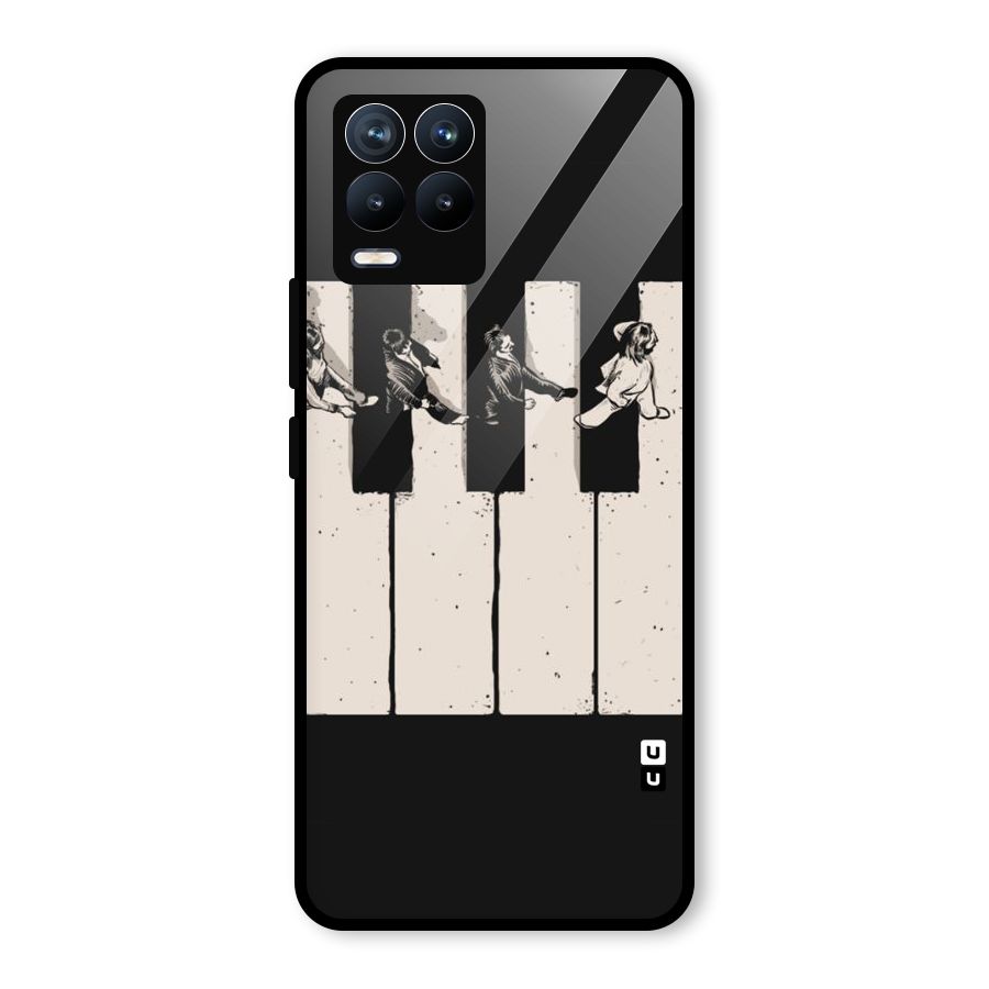 Talk A Walk Glass Back Case for Realme 8 Pro