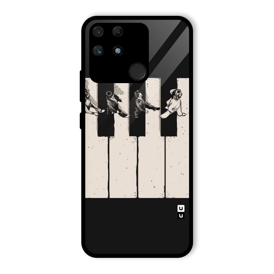 Talk A Walk Glass Back Case for Realme Narzo 50A