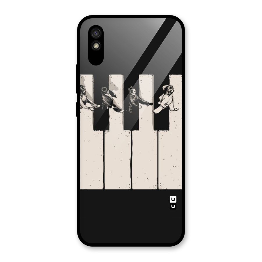 Talk A Walk Glass Back Case for Redmi 9A