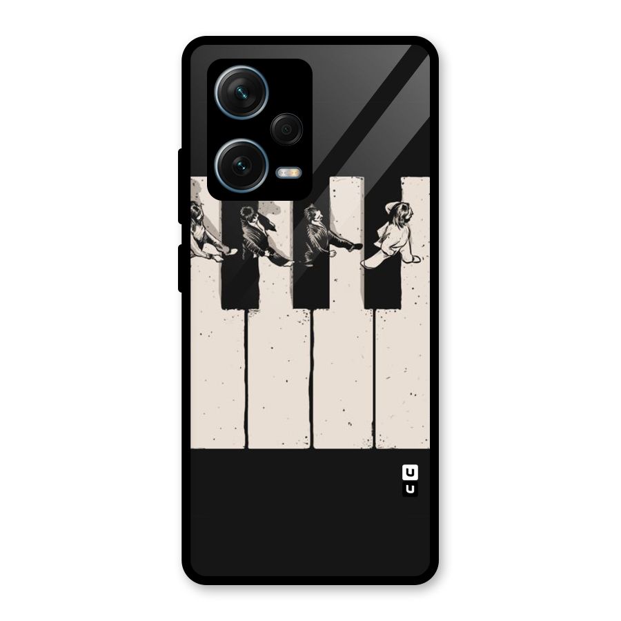 Talk A Walk Glass Back Case for Redmi Note 12 Pro Plus 5G