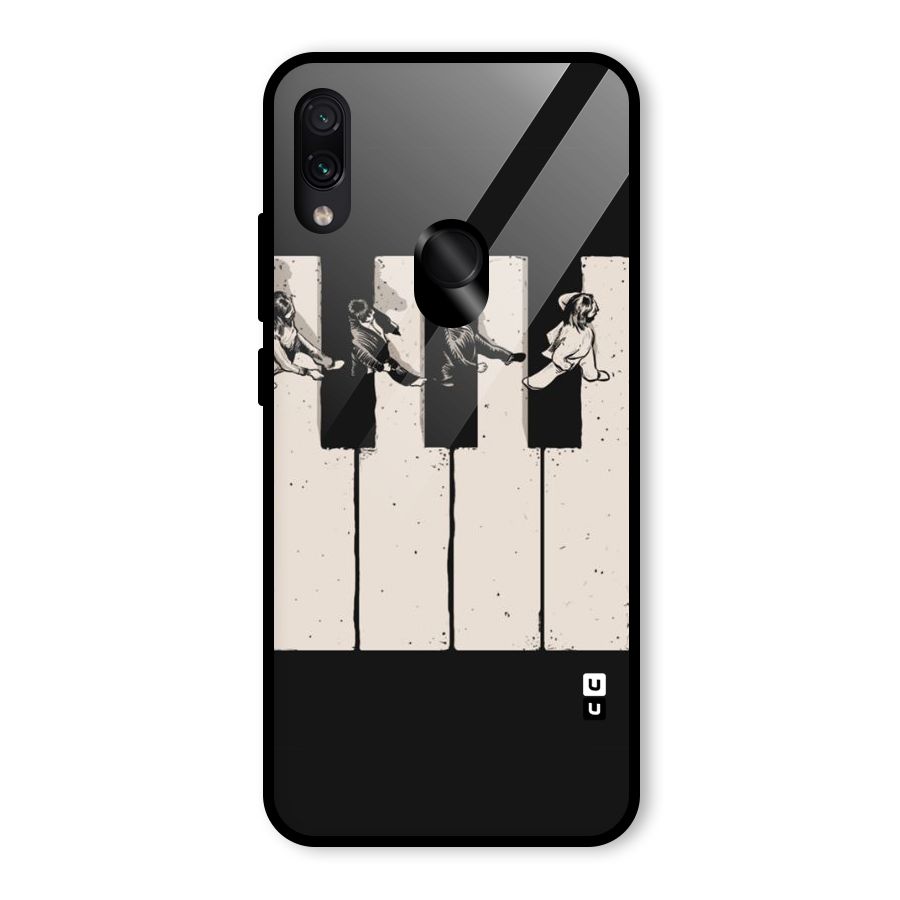 Talk A Walk Glass Back Case for Redmi Note 7 Pro