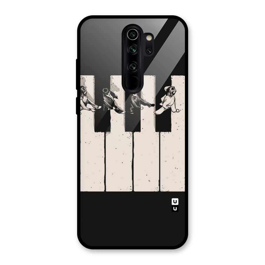 Talk A Walk Glass Back Case for Redmi Note 8 Pro