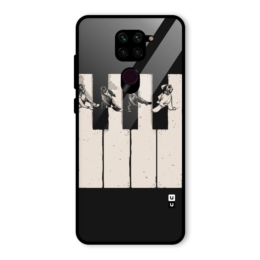Talk A Walk Glass Back Case for Redmi Note 9
