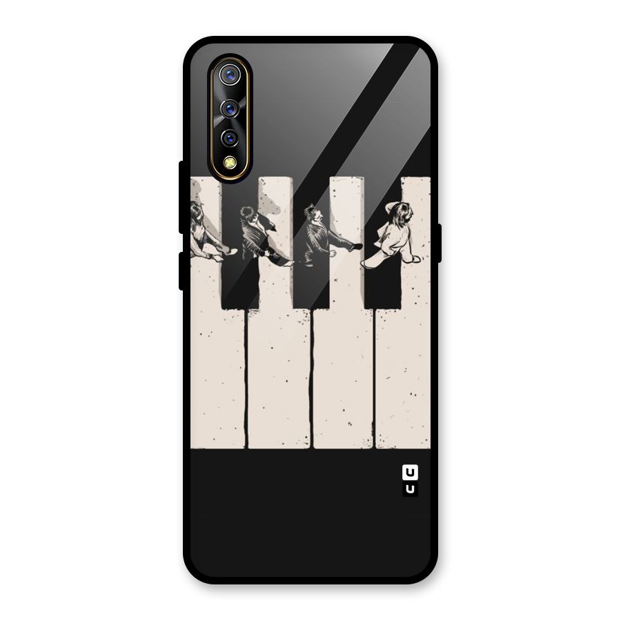 Talk A Walk Glass Back Case for Vivo S1