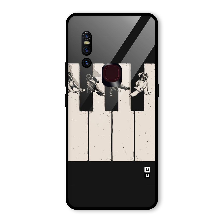 Talk A Walk Glass Back Case for Vivo V15