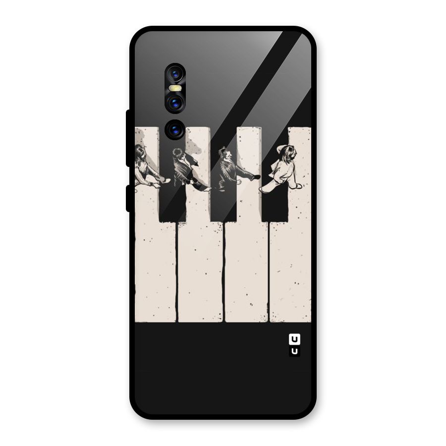 Talk A Walk Glass Back Case for Vivo V15 Pro