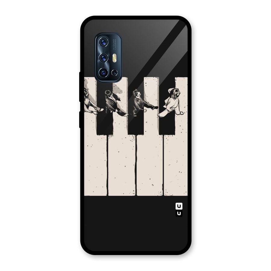 Talk A Walk Glass Back Case for Vivo V17