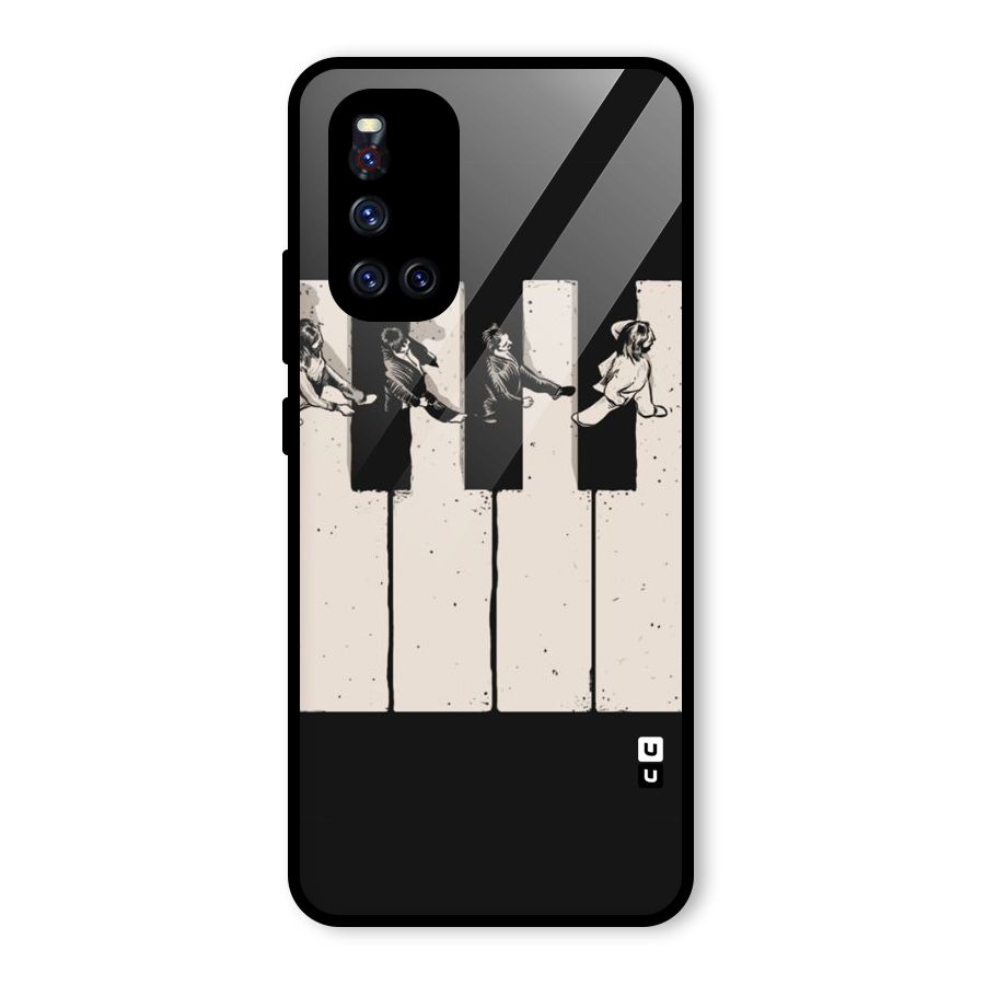 Talk A Walk Glass Back Case for Vivo V19