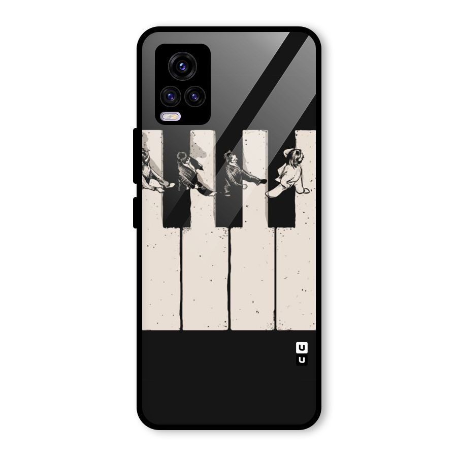 Talk A Walk Glass Back Case for Vivo V20