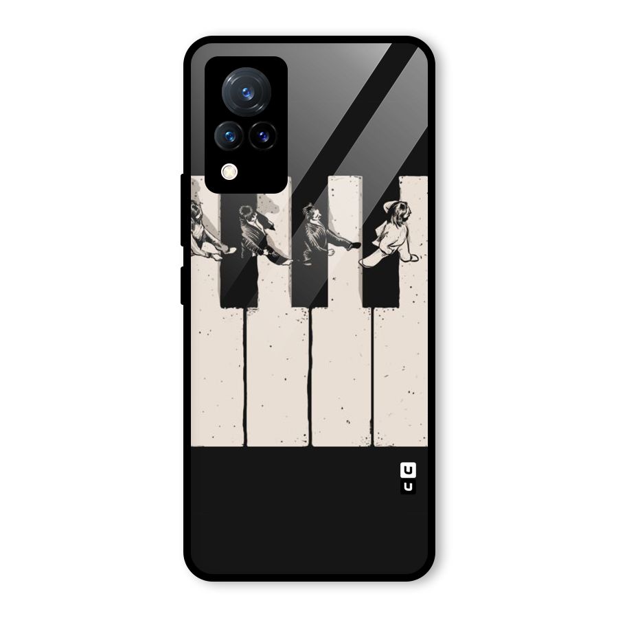 Talk A Walk Glass Back Case for Vivo V21 5G